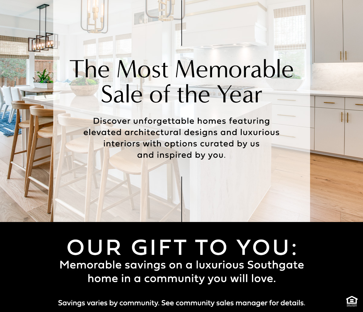 Southgate Homes Current Promotion