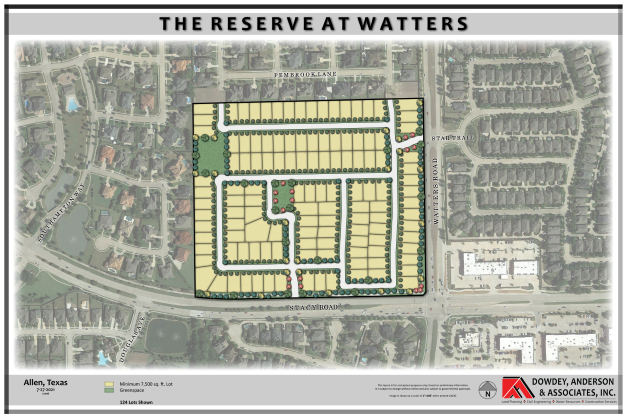 The Reserve at Watters Site Map