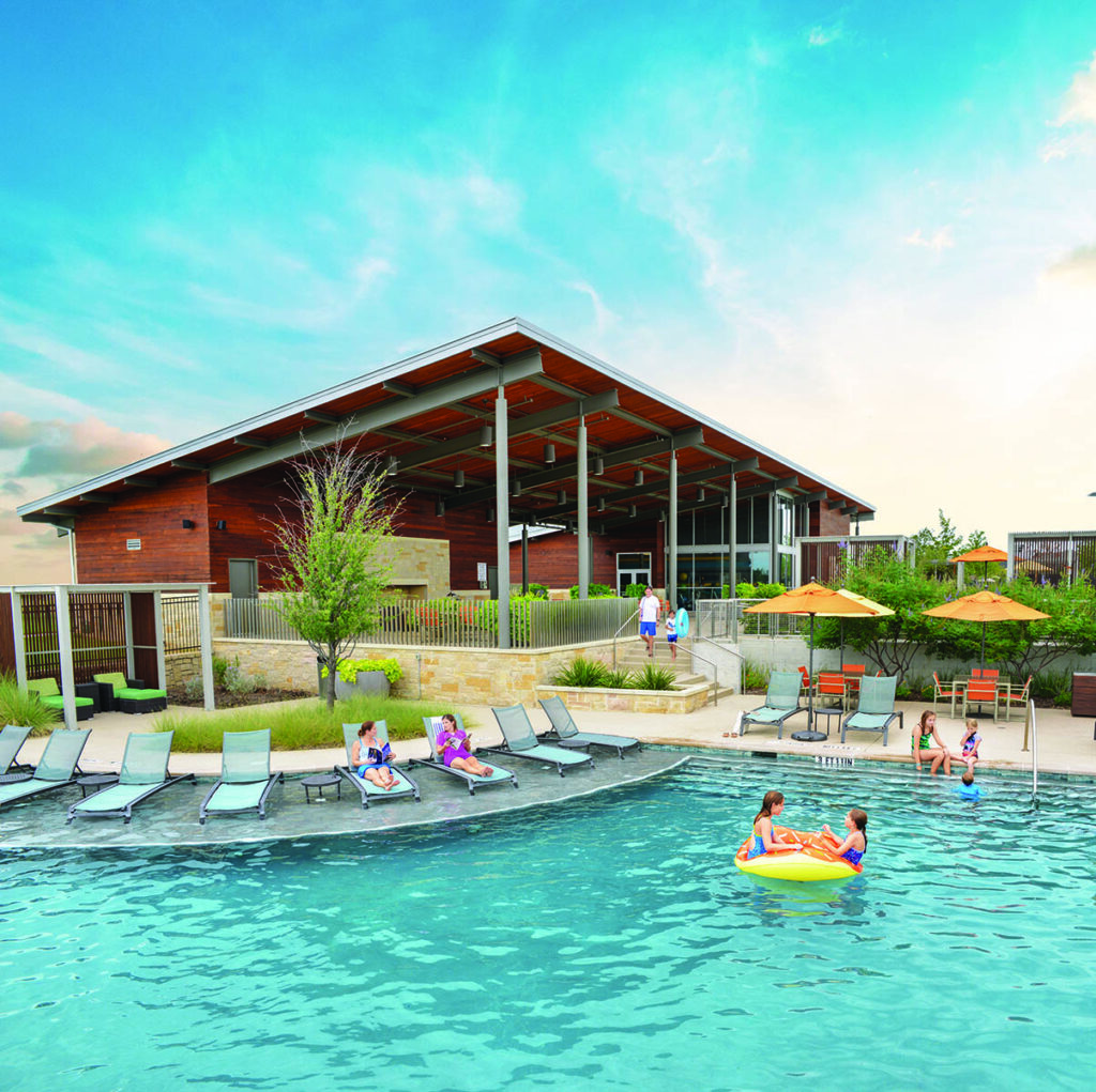 Pool at Windsong Ranch in Prosper, TX.
