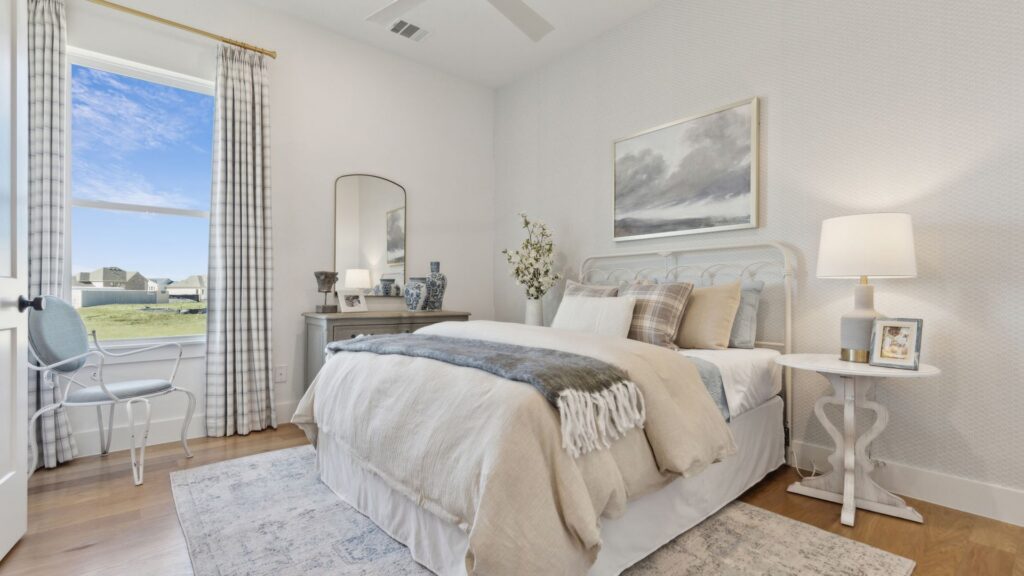 Secondary bedroom in the Lakewood III Floorplan at Painted Tree 50' Series.