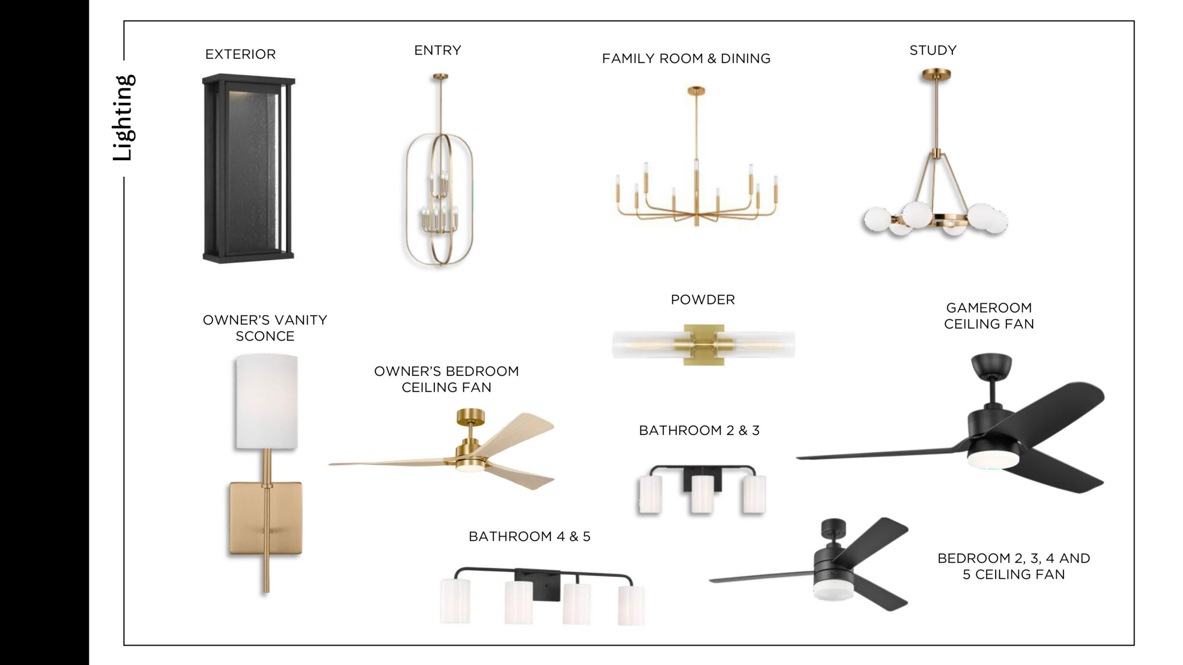Design selections for 861 Rosso Drive at Prosper Ridge in Prosper, TX.